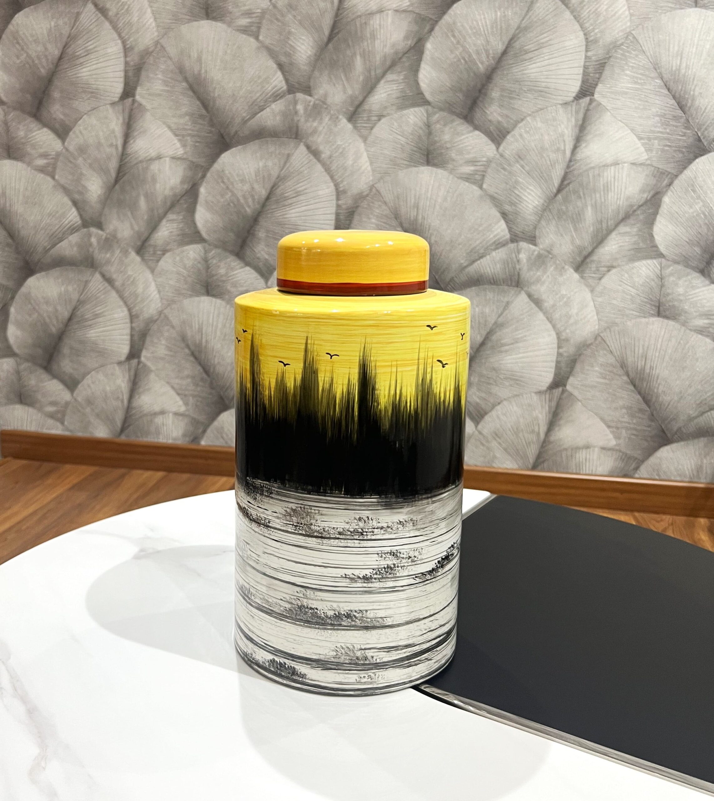 Set de 2 Pots en Céramique Design – Duo de Jarres Prestige – Image 3