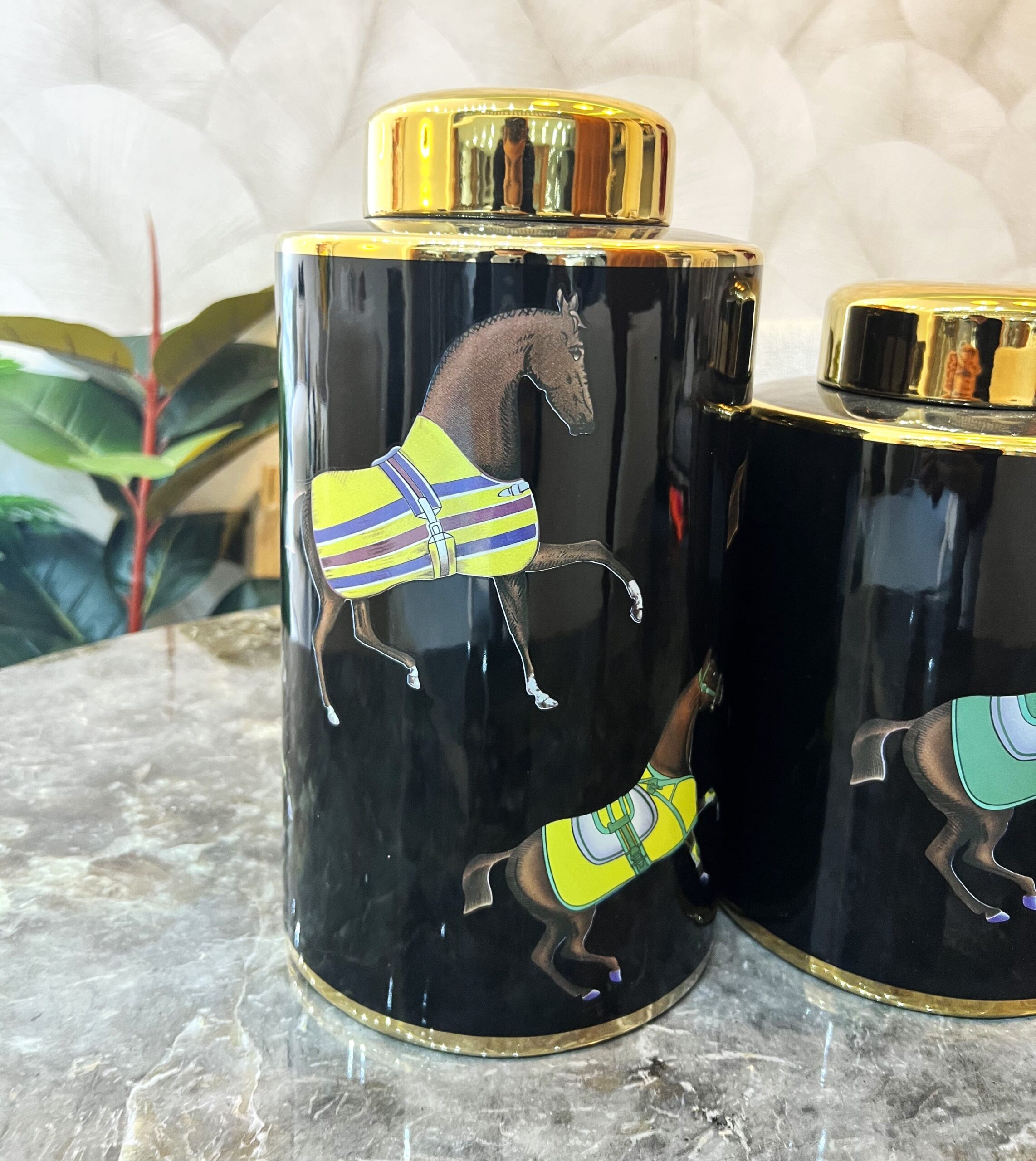 Set de 2 Pots en Céramique Design – Duo de Jarres Prestige – Image 4